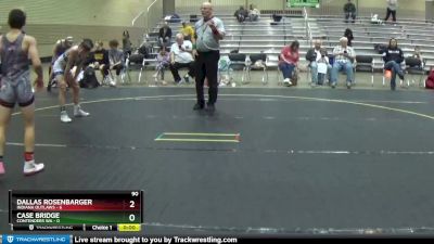 100 lbs Placement (4 Team) - Griffin Webber, Indiana Outlaws vs Cash Mays, Contenders WA