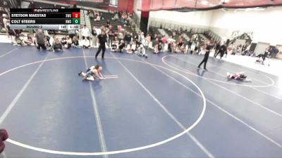 45-46 lbs Round 2 - Colt Steers, Roy Wrestling Club vs Stetson Maestas, Stallions Wrestling Club