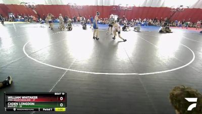 155-156 C Round 2 - William Whitaker, Iowa Grant/Highland vs Caden Longdon, Bartlett