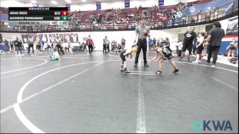 52 lbs Round Of 16 - Adan Reza, Watonga Youth Wrestling vs Jackson Fernandez, Cotton County Wrestling Club