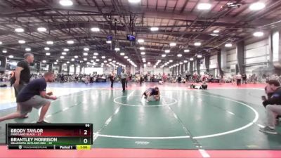 96 lbs Rd# 6- 9:00am Saturday Final Pool - Brody Taylor, Maryland BLACK vs Brantley Morrison, Oklahoma Outlaws Red