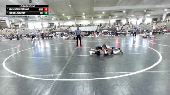 85 lbs Cons. Round 2 - Israel Pruett, Nolensville Wrestling Club vs Jackson Lemings, Fairview Jackets Youth Wrestling