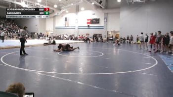 215 lbs Quarters & 1st Wb (16 Team) - Ulyssias Wondwossen, North Gwinnett vs Dan Levkov, North Forsyth