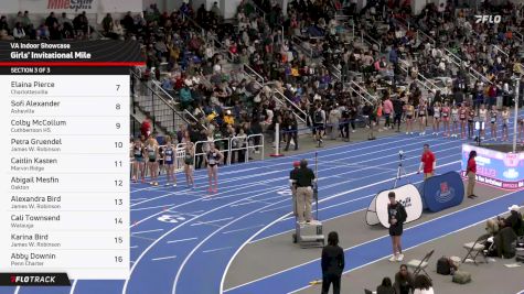 High School Girls' Mile Invitational, Finals 3
