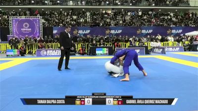 Gabriel Ávila Queiroz Machado vs Tainan Dalpra 2026 European Jiu-Jitsu IBJJF Championship
