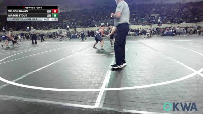 Quarterfinal - Wilson Navas, Henryetta Knights Wrestling Club vs Mason Stout, Lone Grove Takedown Club