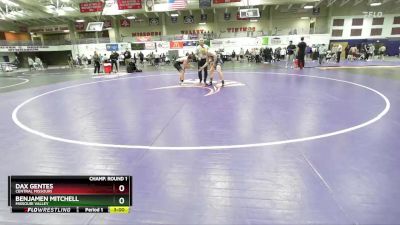 165 lbs Champ. Round 1 - Benjamen Mitchell, Missouri Valley vs Dax Gentes, Central Missouri