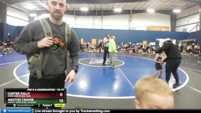 40-43 lbs Round 2 - Jet Packard, Fighting Squirrels vs Maddox McClellan, Sublime Wrestling Academy