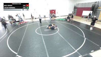 145 lbs Round 2 - Lailah Herrera, Deep Waters vs Mila Grano, Orange Vista High School Wrest
