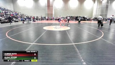 115 lbs Cons. Round 3 - Aubree Boyd, Pleasant Hill vs Elena Moore, North Kansas City