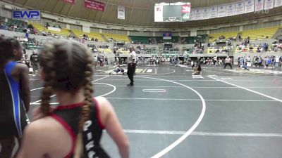 60 lbs Rr Rnd 1 - Persephone Reyes, Dover Youth Wrestling Club vs Semira Sumler, Mighty Bluebirds Wrestling