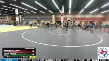 127 lbs Quarterfinal - Brooke McCurley, 512 Outlaw Wrestling vs Siana Perdue, Texas