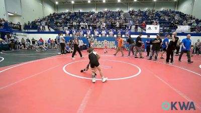 43 lbs Quarterfinal - Bodee Coffman, Piedmont vs Waylon Wood, MCTC