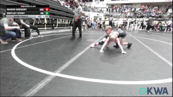 52-55 lbs Semifinal - Mason Gregory, Harrah Little League Wrestling vs Bentley Story, Shelton Wrestling Academy