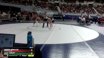 D4-120 lbs Semifinal - Jaeden Seballos, Morenci Jr./Sr. vs Cauy Curley, Ganado
