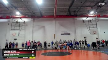 106 lbs Quarterfinal - Jensen Sosbe, Southport Wrestling Club vs Eddie Tomlinson, Bishop Chatard