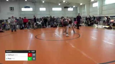 190 lbs Round 1 - Joey Calhoun, Michigan Mayhem vs Jackson Pate, Phoenix Wrestling Club