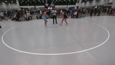 135 lbs Cons. Sub-quarters - Lyniann Gusick, Sebolt Women Wrestling Academy vs Nia Hagler, Champions Wrestling Club