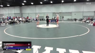 126 lbs Placement Matches (8 Team) - Ty Henderson, Indiana vs Lincoln Rex, Utah