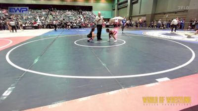 68 lbs Round Of 16 - Brooklyn Carter, Mat Demon Wrestling Club vs Sofia Navarro, Delano Diablos