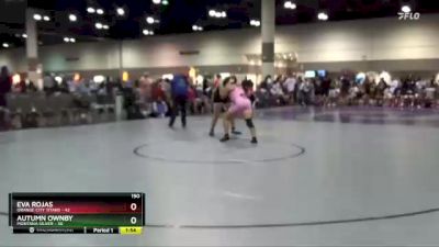 190 lbs Finals (8 Team) - Autumn Ownby, Montana Silver vs Eva Rojas, Orange City Titans