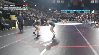 135 lbs Round Of 32 - Tiffany Torres, Highland (Bakersfield) (CS) vs Edna Rodriguez-Villanueva, Poway (SD)