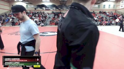 126 lbs Round 5 - Amadeo Lopez, Whatcom Wrestling Academy vs James Harmon, Wrestling Rhinos Wrestling Club