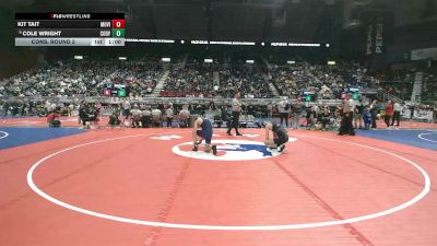 3A-150 lbs Cons. Round 2 - Kit Tait, Mountain View vs Cole Wright, Cody