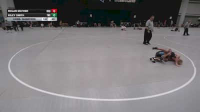 106 lbs Cons. Quarters - Nolan Mather, Virginia vs Riley Smith, Tiger Wrestling Club