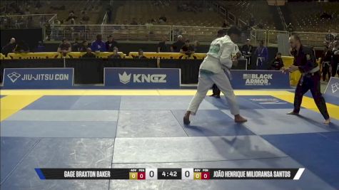 João Henrique Milioransa Santos vs Gage Braxton Baker 2025 Pan Jiu Jitsu IBJJF Championship