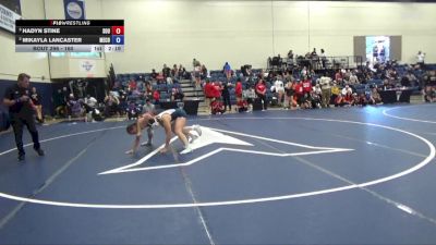 160 lbs Semifinal - Hadyn Stine, Southern Oregon University vs Mikayla Lancaster, Menlo College