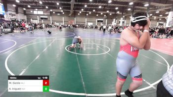 190 lbs Round Of 16 - Matty Gazda, Valiant College Prep vs Abraham Iniguez, Silverback WC