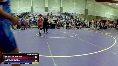 143 lbs Quarterfinal - Brooklyn Whited, OH vs Jariyah Powell, IL