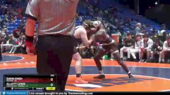 220 lbs Finals (8 Team) - Gavin Engh, DeKalb vs Elliott Lewis, Chicago (Mt. Carmel)