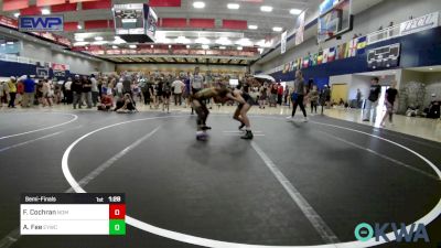 96 lbs Semifinal - Fletcher Cochran, Team Nomad vs Alexander Fee, Enid Youth Wrestling Club