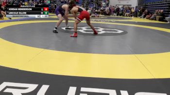 132 lbs Quarterfinal - Lincoln Ollom, Fremont Ross vs Jordan Henderson, Indian Lake