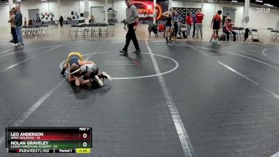 48 lbs Round 2 - Nolan Graveley, Launch Wrestling Academy vs Leo Anderson, SMWC Wolfpack