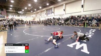 170 lbs Round Of 16 - Justin Duhancik, Stratford vs Kaiden Dionne, Bristol Eastern