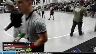 215 lbs Cons. Round 3 - Joaquin Capra, Blue Valley Southwest High School Wrestling vs Ruben Meza, Georgia