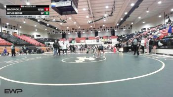 125 lbs Consi Of 4 - Maci Pickle, Poteau High School Girls vs Jaylie Brose, Sapulpa High School Girls