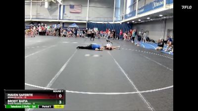 72 lbs Round 1 (4 Team) - Maven Saferite, Brawler Elite vs Brody Bafia, Ragin Raisins Catawba