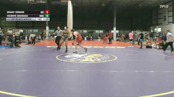 157 lbs 1st Place Match - Vicente Granada, Great Neck Wrestling Club vs Brady Greene, Grizzly Wrestling Club