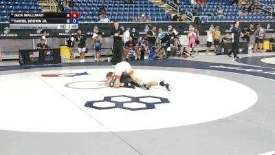 120 lbs Cons. Rd Of 16 - Jack Wallukait, Iowa vs Daniel Brown Jr., Indiana