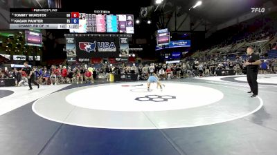 120 lbs Champ. Rd Of 16 - Tommy Wurster, OH vs Kagan Painter, PA