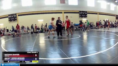 182 lbs Cons. Round 2 - Nathan Shafer, Indiana vs Brody Heidelberger, Roncalli Wrestling Foundation