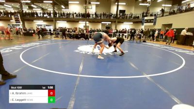 215 lbs Quarterfinal - Amin Ibrahim, James Madison vs Christopher Leggett, Newburgh