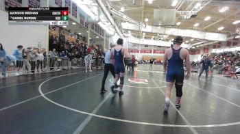215 lbs Quarterfinal - Jackson Meehan, Central Catholic vs Daniel Burdin, Needham