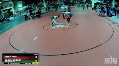 150 lbs Quarterfinal - Damon Fetty, Lowry vs Bennen Benedict, Pahrump Valley