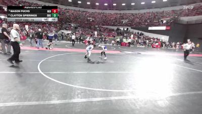 70 lbs Cons. Round 2 - Clayton Spierings, Brillion Wrestling Club vs Mason Fuchs, Merrill