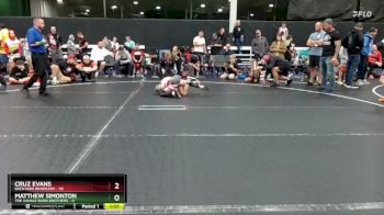 76 lbs Round 7 (8 Team) - Matthew Simonton, The Savage Barn Brothers vs Cruz Evans, Backyard Brawlers